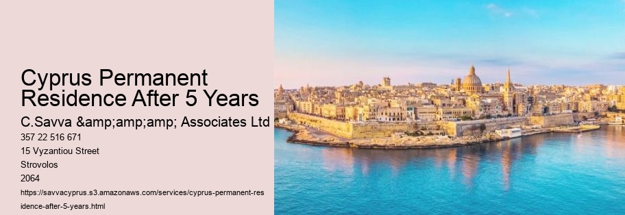 Cyprus Permanent Residence After 5 Years